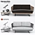 Babylon Sofa and Side Table Set 3D model small image 1