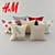 H&M Home New Year Pillow Set - 7 Decorative Pillows 3D model small image 1