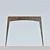 Ziricote Console Table: Exquisite Design & Premium Quality 3D model small image 2