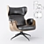 BD Barcelona Lounger Armchair Set: Stylish Design by Jaime Hayon 3D model small image 3