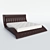 Elegant Wave Bed by Sonata Möbel 3D model small image 2