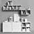 Modular IKEA Furniture Set: EKET Wall & Floor Cabinets, Accessories & Decor 3D model small image 3