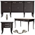 Galimberti Nino Furniture Set 3D model small image 1
