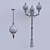 Sirius Double: Classic Elegance for Outdoor Lighting 3D model small image 3