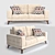 Elegant Vienna Sofa 3D model small image 1