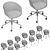 Hay About A Chair ACC: Stylish and Versatile Seating 3D model small image 3