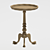 Vintage-style Side Table 3D model small image 2