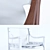 Elegant Livoni Dining Arm Chair 3D model small image 3