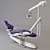 Luxury Dental Chair: A-dec 400 3D model small image 1