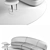 Modern Elegance: Capellini Orla Sofa 3D model small image 3