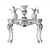 Modenese Gastone Console: Classic Elegance 3D model small image 3