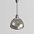 Title: Vintage Nickel Pendant Lamp 3D model small image 2