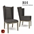 Title: Stewart Leather Side Chair - Timeless Luxury 3D model small image 2