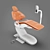 ComfortMax Dental Chair - Ultimate Ergonomic Support 3D model small image 1