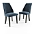 Contemporary Vaz Dining Set 3D model small image 2