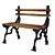 Vintage 2012 Bench 3D model small image 1