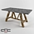Concrete Loft Table 3D model small image 1