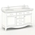 Elegant 60" Double Sink Vanity 3D model small image 3