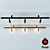 Star 3: Brass & Black Pendant Lamp 3D model small image 2