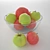 Realistic 3D Apples 3D model small image 1