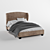 Designer Bed: Stylish and Spacious 3D model small image 1