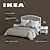 IKEA TISSEDAL Bedroom Set 3D model small image 1