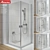 Ravak Chrome Corner Shower Enclosures 3D model small image 3