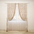 Elegant Drapery with Sheer 3D model small image 1