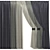  Stylish Polys Curtains 3D model small image 1