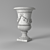 Elegant Stone Vase 3D model small image 2