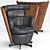 Tavarua Arm Chair & Ottoman Set 3D model small image 2