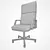 Texas Extra Office Chair 3D model small image 2