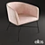 Ellos Palma Armchair: Comfort and Style 3D model small image 1