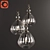 Modern Three-Part Pendant Lamp 3D model small image 1