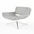 Metropolitan: Sleek and Stylish Armchair 3D model small image 1