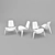 Title: Iconic Danish Design: Hans J. Wegner Chairs 3D model small image 3