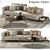 Taylor Frigerio: Stylish Sofa & Elegant Coffee Table 3D model small image 1