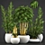 Golden Bamboo Trees: Elegant and Exotic 3D model small image 1