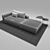 Comfy 3-Seater Sofa 3D model small image 2