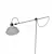 Sleek Steel Floor Lamp 3D model small image 3