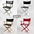 Director's Choice: Folding Chair in AS-6, AS-3 & AS-10 3D model small image 1