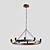 Modern Vega Pendant Light - 65mm Height, 800mm Length 3D model small image 1