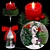 Olaf's Candleholder: A Festive New Year Decoration 3D model small image 1