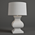 Title: Curved Wood Table Lamp 3D model small image 2