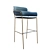 Debi Strike-SG-4: Stylish Upholstered Barstool with Armrests 3D model small image 2