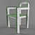 Ypperlig Stool: Sleek and Comfortable 3D model small image 1