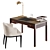 Title: Elegant Executive Desk Set 3D model small image 1