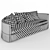 Modern Crono B&B Sofa: Elegant Comfort 3D model small image 3