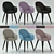 Luxe Mariam Chair: Chic Comfort 3D model small image 1