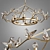 Elegant Dove Chandelier 3D model small image 1